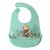 Bavaglino in silicone con tasca - verde - Kiokids