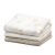 Set 3 copertine in mussola di bamboo - beige - kiokids