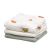 Set 3 Copertine Neonato in Mussola di Bamboo 70x70 cm - Verde