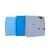 Set 3 copertine neonato in mussola di cotone 70x80 cm - Blu