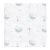 COPERTINA NEONATO IN MUSSOLA DI BAMBOO 120X120 CM - VOLARE