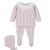 Completo Neonato Nascita in Filo di Cotone Rosa - Zig Zag