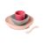 Set pappa in silicone 4 pezzi - Rosa - Beaba