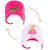CAPPELLO INVERNALE BAMBINO REVERSIBILE IN PILE PRINCIPESSA / PISELLINO