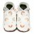 BABBUCE IN PELLE NATURALE - RAIMBOW LOVE INCH BLUE