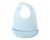 BAVAGLINO IN SILICONE CON TASCA - CELESTE