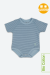 BODY TAGLIA UNICA 0-36 MESI PER NEONATO E BIMBO IN COTONE BIO 4SEASON BLU