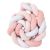 Treccia Paracolpi Lettino - Rosa - Kiokids