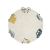 Tappeto Tondo Lavabile Wheels - Eco City - Diametro 140 cm - Lorena Canals