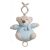 CARILLON CULLA PASSEGGINO NEONATO PELUCHE MUSICALE ORSO CELESTE