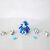 SACCHETTINO CONFETTI SEGNAPOSTO BOMBONIERA NASCITA BATTESIMO - LINEA MARE BLU