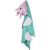 ASCIUGAMANO BIMBI CON CAPPUCCIO, Allie Unicorno - 100% cotone - ZOOCCHINI