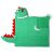 Asciugamano Bambino con Cappuccio - Devil il Dinosauro - Zoocchini