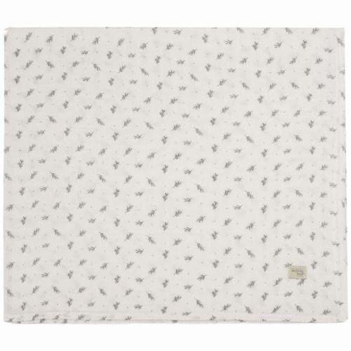 COPERTINA NEONATO IN MUSSOLA DI COTONE E BAMBOO 120X120 CM - MIMOSA
