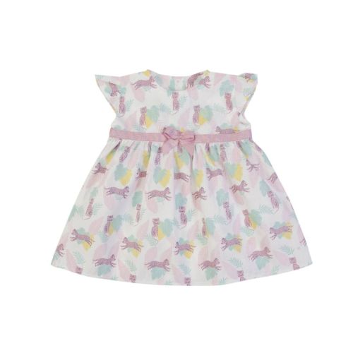 Vestito Bambina Primavera Estate Mille Righe - Leopardina