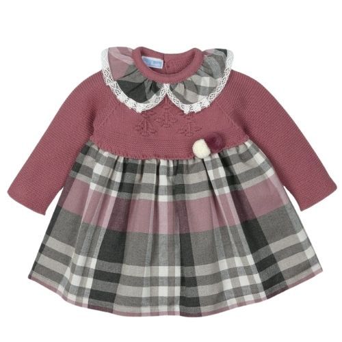 VESTITO NEONATA BAMBINA INVERALE - DELICATEZZA