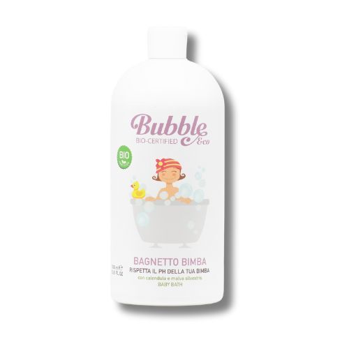 BAGNETTO BIMBA GIGANTE BUBBLE&CO - BAGNOSCHIUMA NEONATO BAMBINO 1 LT