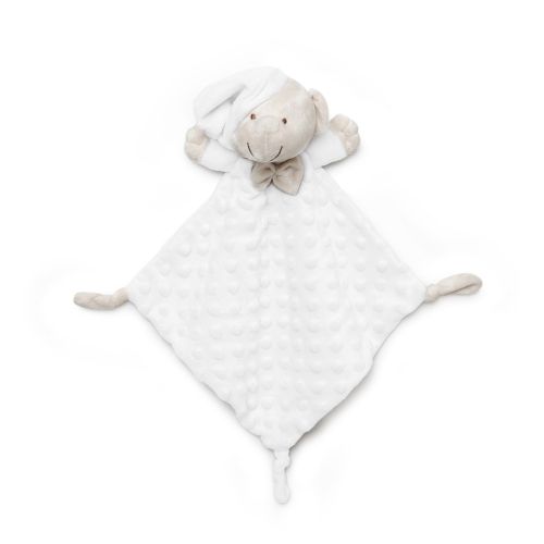 Doudou Neonato in Pile Bianco Orsetto - Interbaby