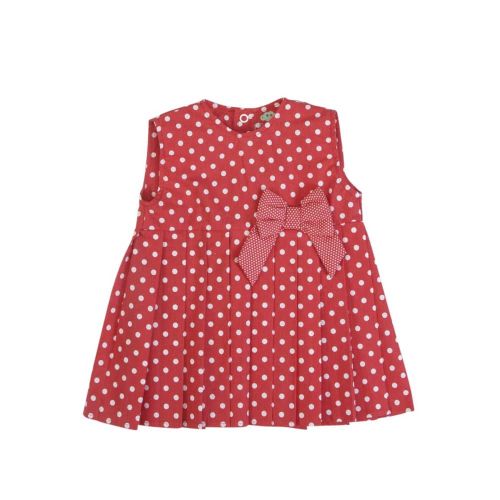 VESTITO NEONATA BAMBINA GIRO MANICA POIS 