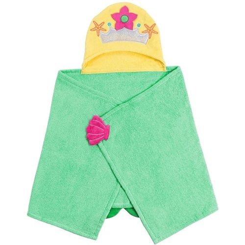 Asciugamano mare bambini con cappuccio - sirena