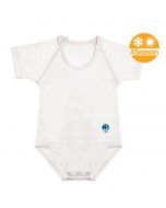 BODY JBIMBI MONOTAGLIA PER NEONATO BAMBINO IN BIOCOTONE 4SEASON 0-36 MESI BIANCO