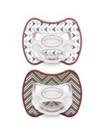 Ciuccio Super Leggero in Silicone Medicale - Glee Arrow Brown - J Bimbi