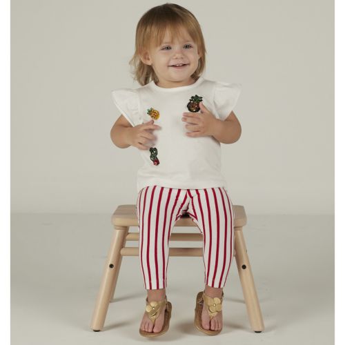 COMPLETO NEONATA BAMBINA BIO MAGLIA CON PAILETTES LEGGINGS