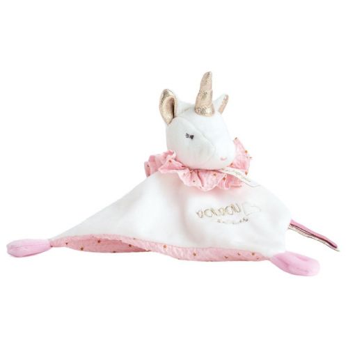 Doudou Neonato Nascita Peluche Unicorno 20 cm Doudou et Compagnie