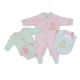 Set Tutina Neonato Nascita 3 Pezzi