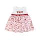 Vestito Neonata Bambina Giromanica Cotone Cuori