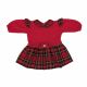 Vestito Bambina Invernale Natalizio in Tartan Quadri 