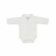 Body Neonato Manica Lunga Modello Polo - Bianco