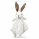 Doudou Neonato Cotone Coniglietto Bianco