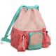 BORSA DA SPIAGGIA A RETE PER BAMBINI - CORALLO