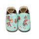 BABBUCE IN PELLE NATURALE - BAND OF FRIENDS INCH BLUE