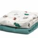Set 2 Copertine in Mussola di Bamboo Verde