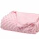 Copertina Neonato Nascita Culla Carrozzina in Pile Dots - Rosa - Kiokids