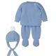Completo Nascita Neonato in Misto Lana - Neve