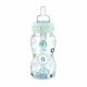 Biberon Anticoliche e Anti Otite 260 ml - J Bimbi - Trendy Verde Acqua