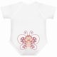 BODY TAGLIA UNICA 0-36 MESI PER NEONATO E BIMBO IN COTONE BIO 4SEASON FARFALLA