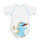 BODY JBIMBI MONOTAGLIA PER NEONATO/BAMBINO IN BIOCOTONE 0-36 MESI DINOSAURS AND DRAGONS COLLECTION 