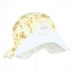 CAPPELLO ESTIVO REVERSIBILE ANTI-UV SPF 50+, DELFINO+FENICOTTERO - 100% COTONE