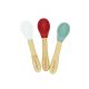 Cucchiaini in Bamboo e Silicone - Svezzamento