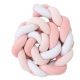 Treccia Paracolpi Lettino - Rosa - Kiokids