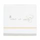 COMPLETO LENZUOLA LETTINO CON SBARRE SIDNEY - GRIGIO
