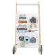 Carrello Primi Passi in Legno - Varie Attività Interattive - Tryco Baby 
