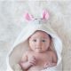 Asciugamano neonato a triangolo 0-2 anni - Agnellino - Zoocchini