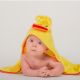 Asciugamano neonato a triangolo 0-2 anni - Anatroccolo - Zoocchini
