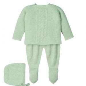 Completo Neonato Nascita in Filo di Cotone Erba - Mac Illusion