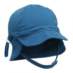 CAPPELLINO BAMBINA CON PROTEZIONE UV - BLU 12-24 M